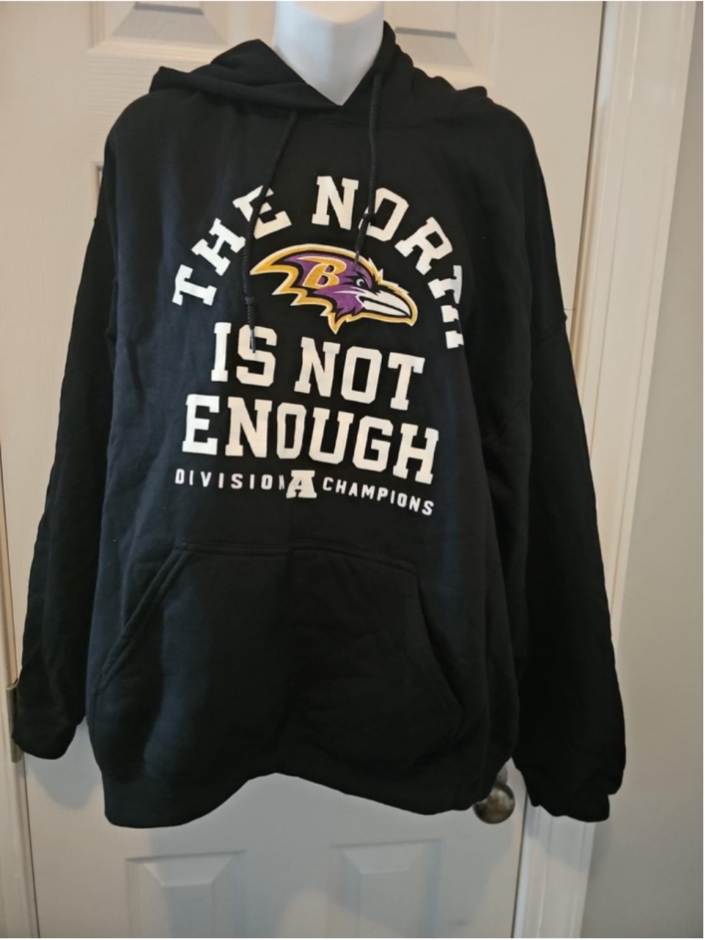 Baltimore Ravens The North Is Not Enough Division Champions Black Hoodie